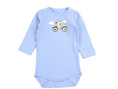 Name It chambray blue dog print body